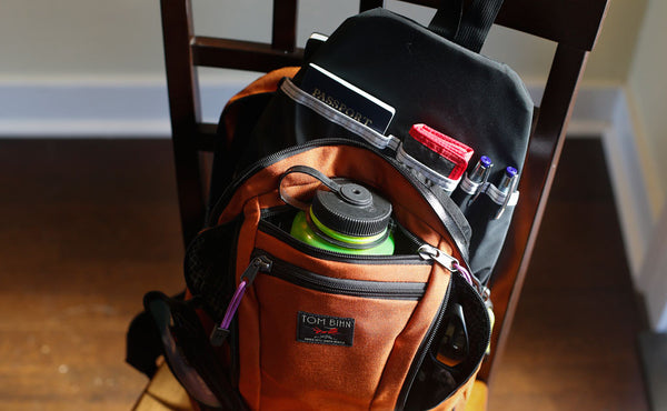 A Synapse 19 with a Synapse 19 Freudian Slip and water bottle.